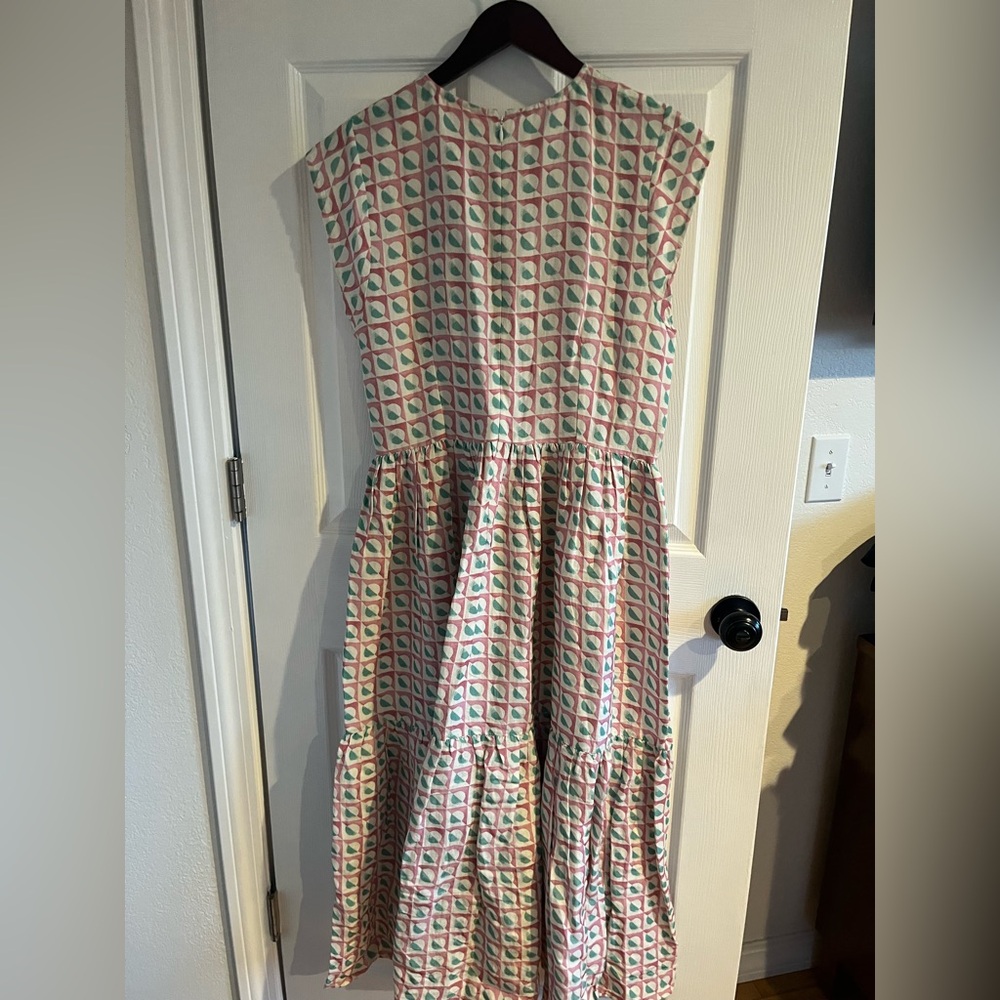 Oliphant Cap Sleeve Midi, Cirque Rose, Large - Picture 4 of 5